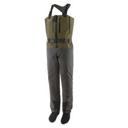 Patagonia Swiftcurrent Expedition Zip Front Waders Men's in Basin Green